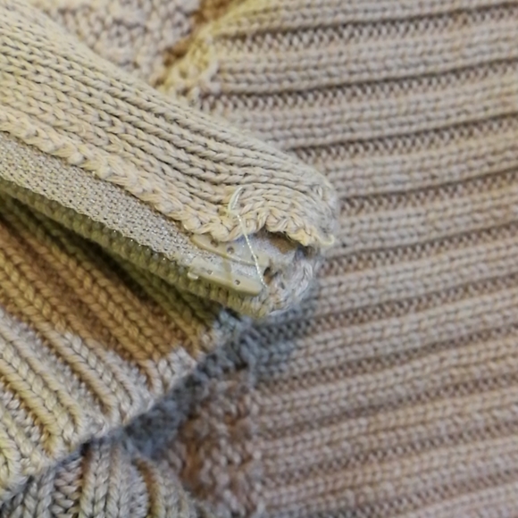 S JESSICA SPORT Tan Sweater Jacket - Picture 5 of 5